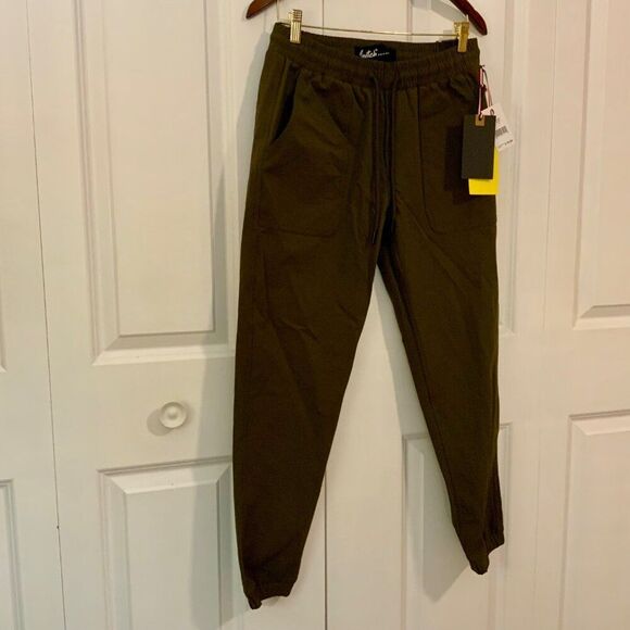 Switch Remarkable Men’s Olive Green Tech Twill Jogger Medium New - Picture 4 of 11